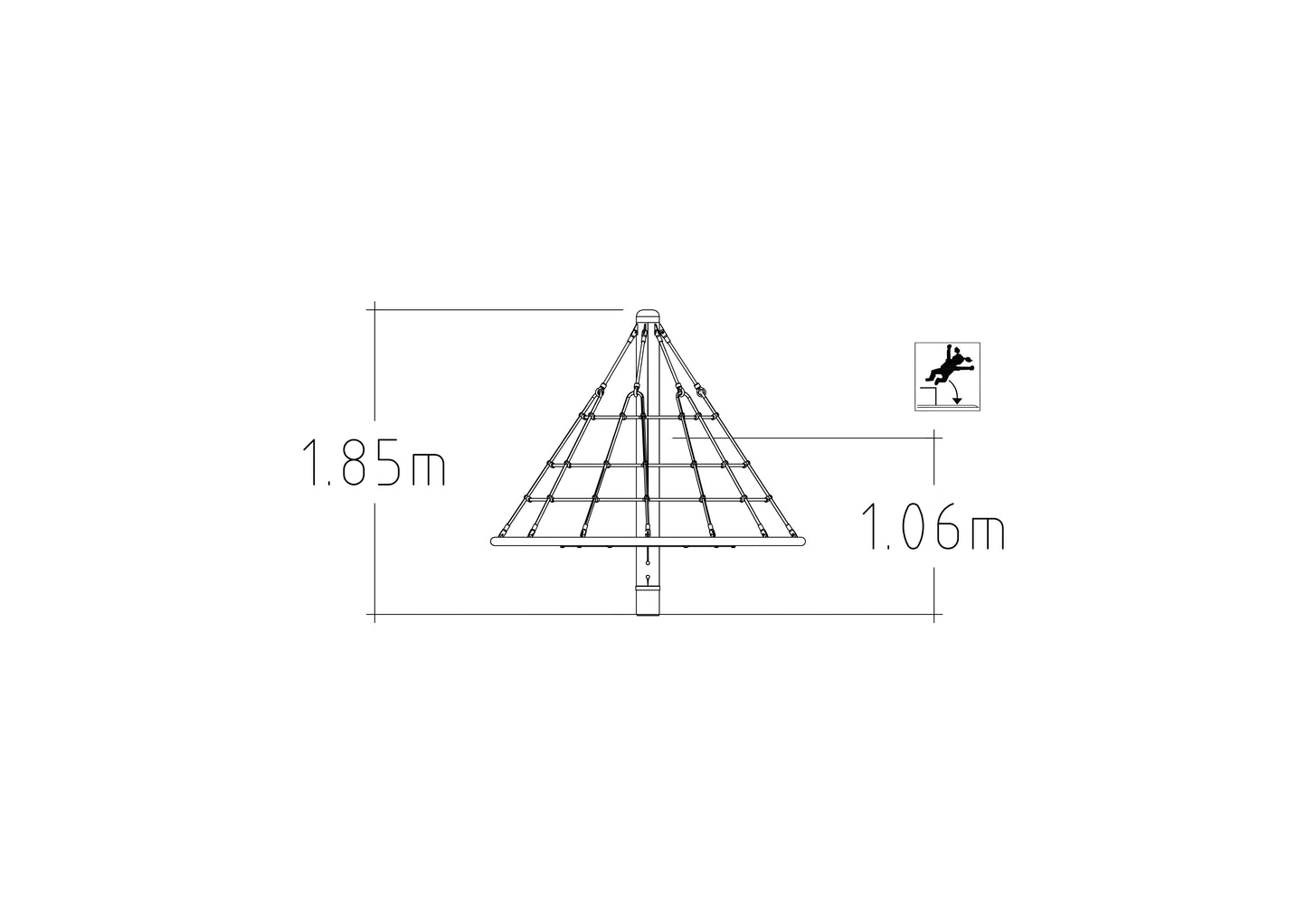 Karusell Cone Climber 1800