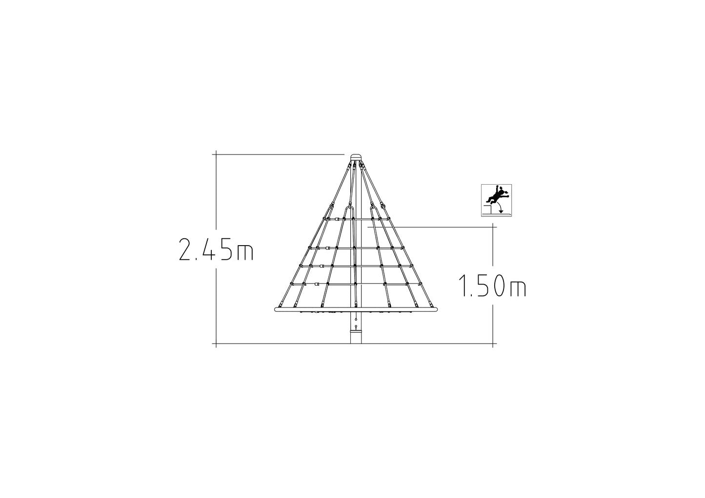 Karusell Cone Climber 2400