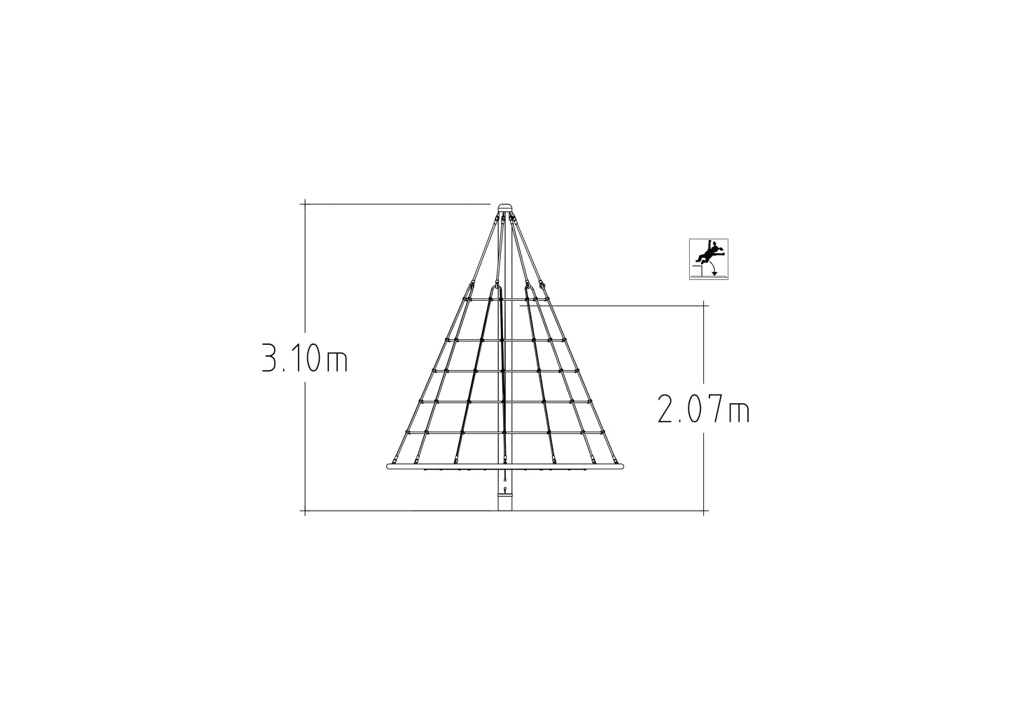 Karusell Cone Climber 3000
