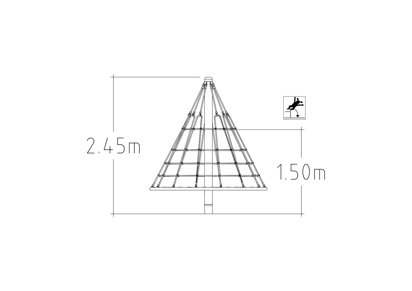 Karusell Cone Climber 2400 TS