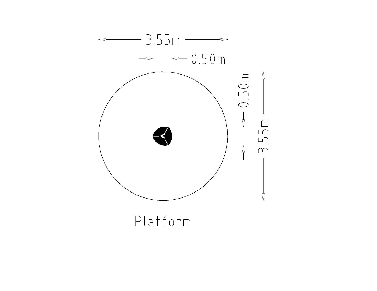 Slackline Plattform