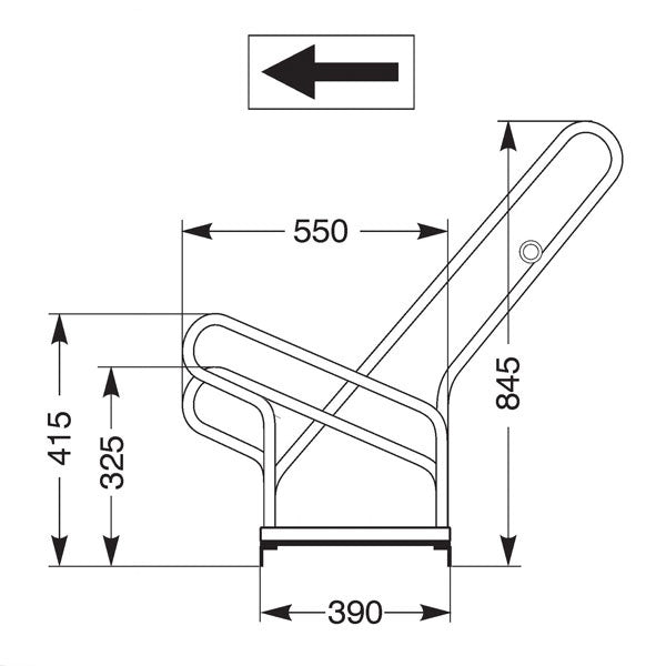 Cykelställ 2500 XBF