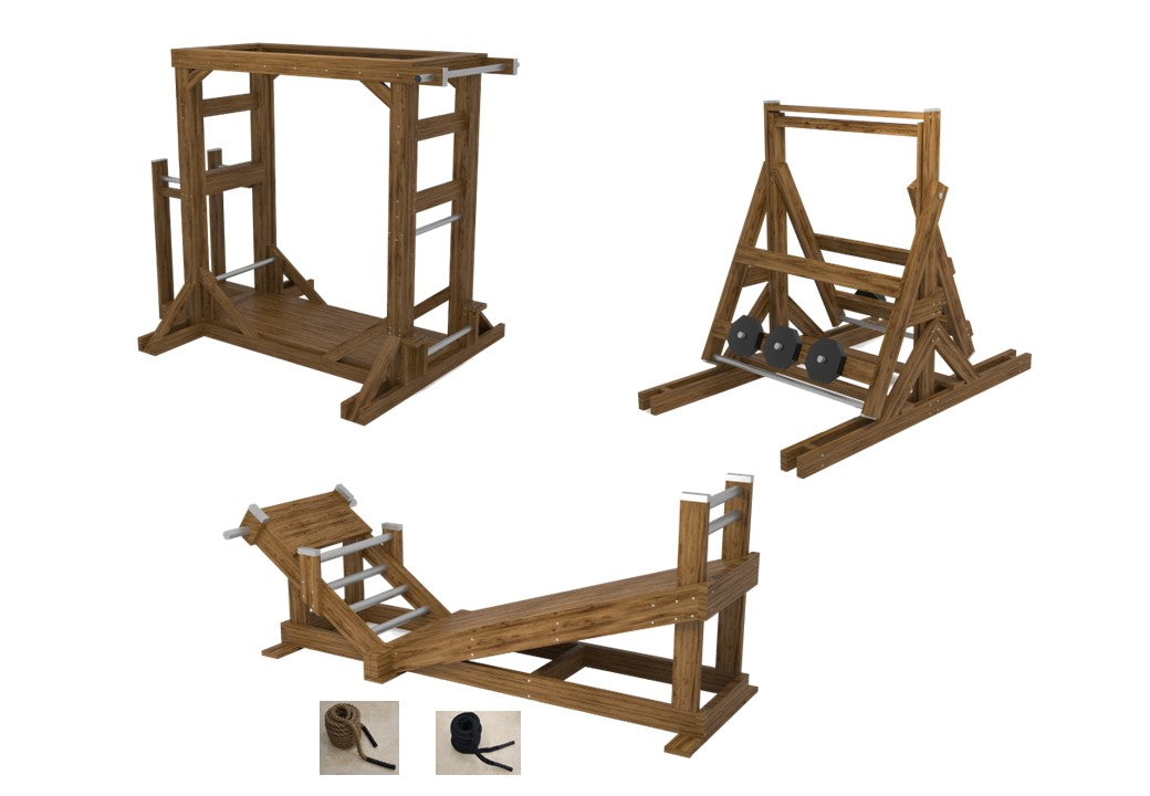 Wooden Fitness Lilla Paketet