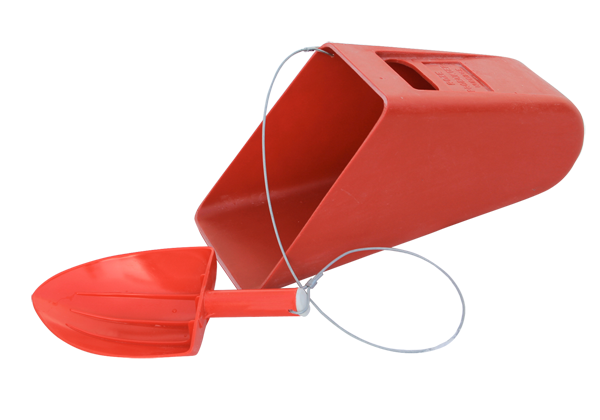 Sandhink med spade