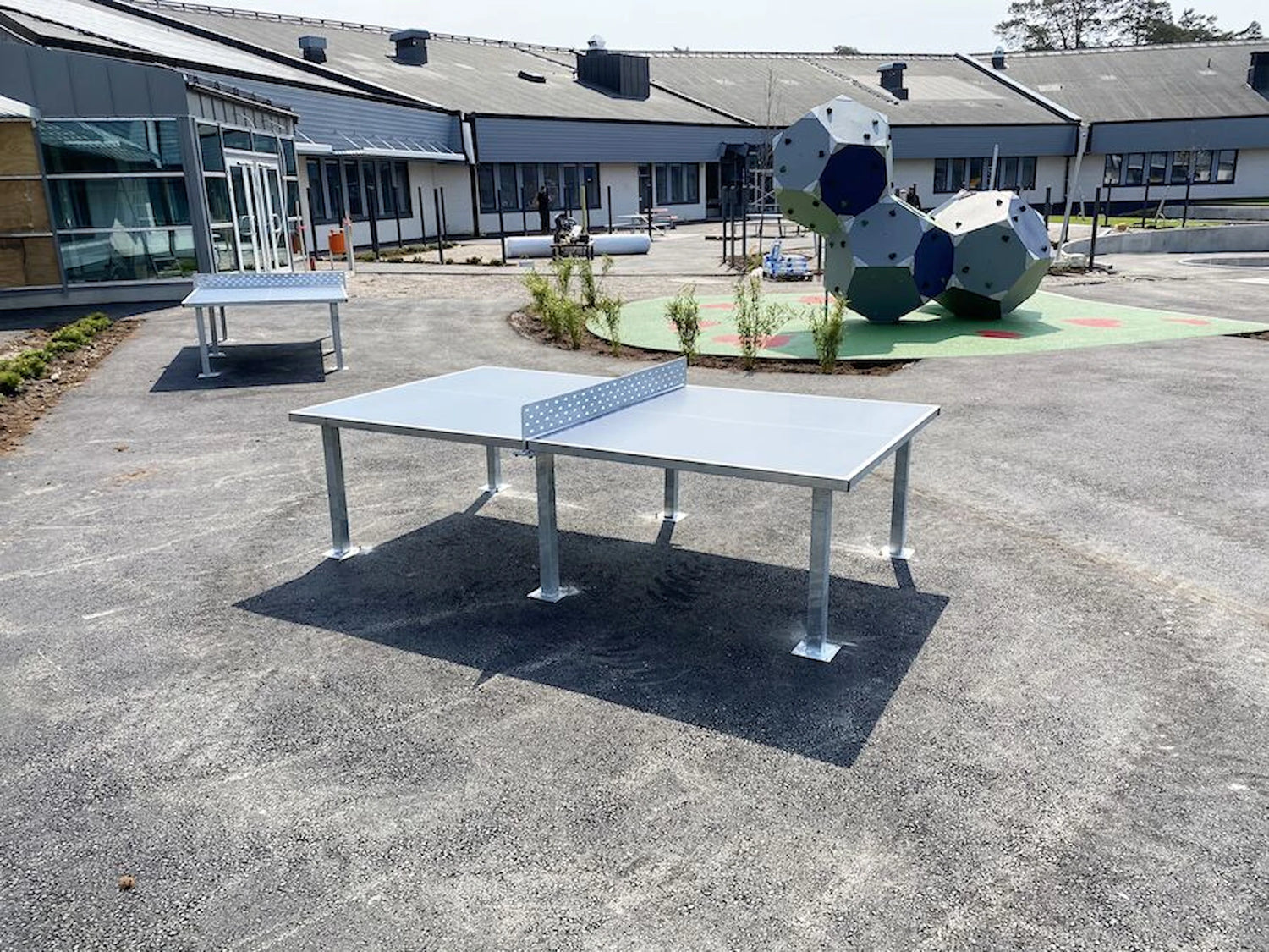 Image Utomhus Bordtennisbord Stålnät