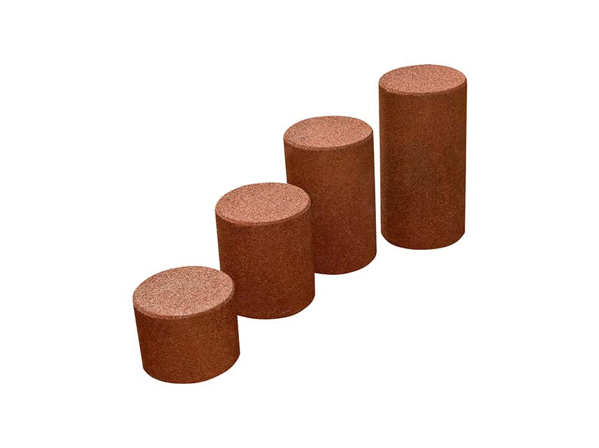 BALANSSTEG 30 CM, RÖD UTAN MOTIV, EXKL FÖRANKRING