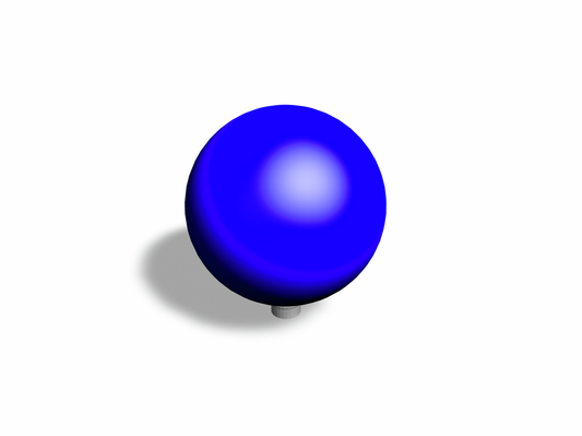 BALANSBOLL, BLÅ
