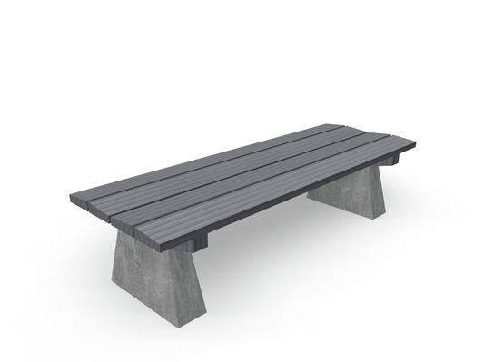 PARK REST BÄNK, MED BETONGFOT