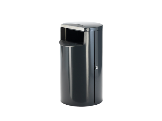 SKRÄPKORG 30L, RAL 7024 GRÅ