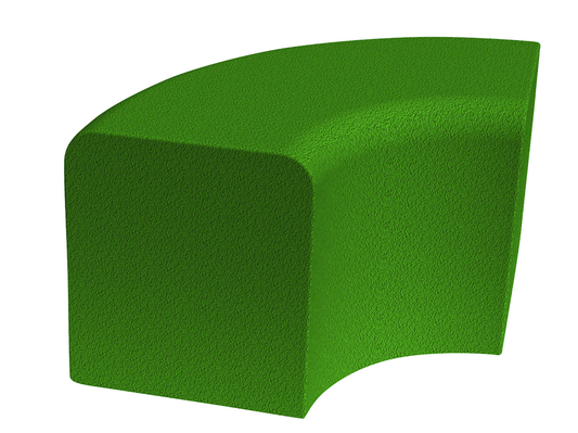 SOFTBLOCK BÅGE, 600X350X400 90°, GRÖN