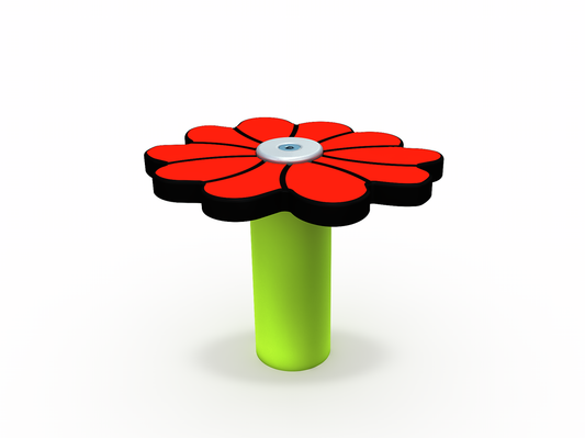 MUMINBLOMMA, RÖD