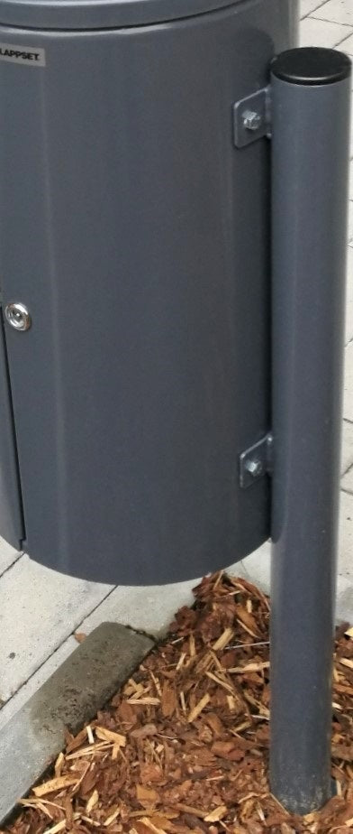 STOLPE 60X1200 RAL 7024 GRÅ
