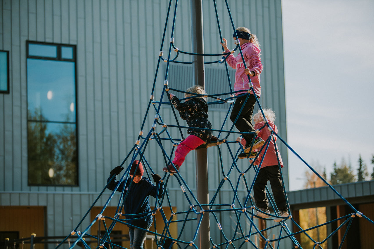 PYRAMID NET L BLÅ