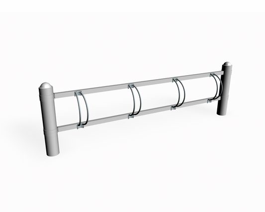 STRÖGET CYKELSTÄLL, ENKELSIDIGT, H=600 MM, 1