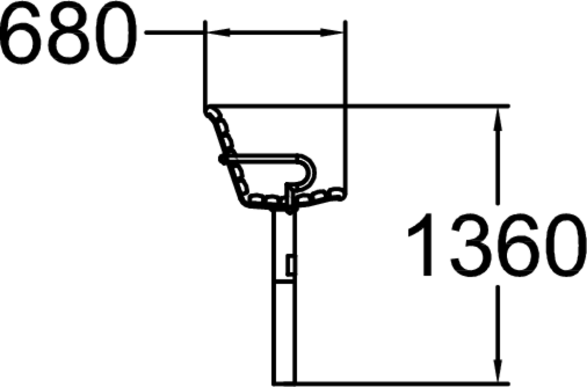 STRÖGET SOFFA MED ARMSTÖD