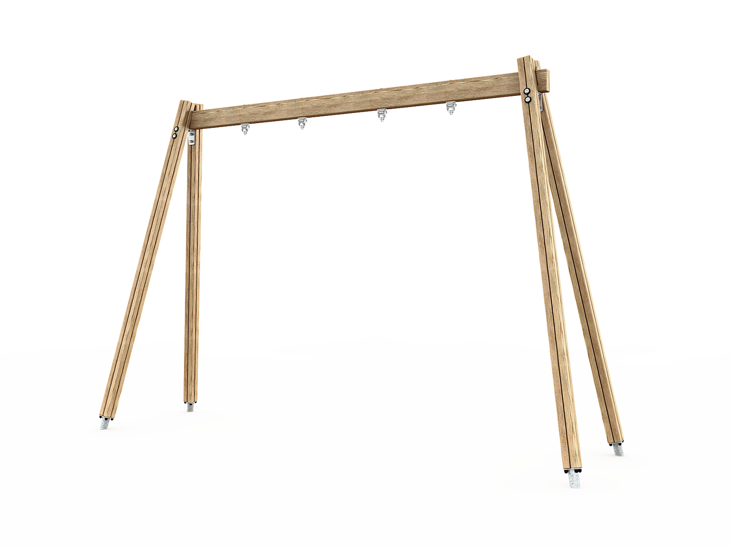 GUNGSTÄLLNING 2 PLATSER HÖG, MED FÖRANKRINGSSKIDOR