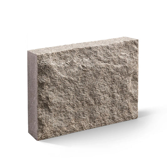 Blockstensmur Bohus grå, enkelsidig råkilad, 700-2500x200x800