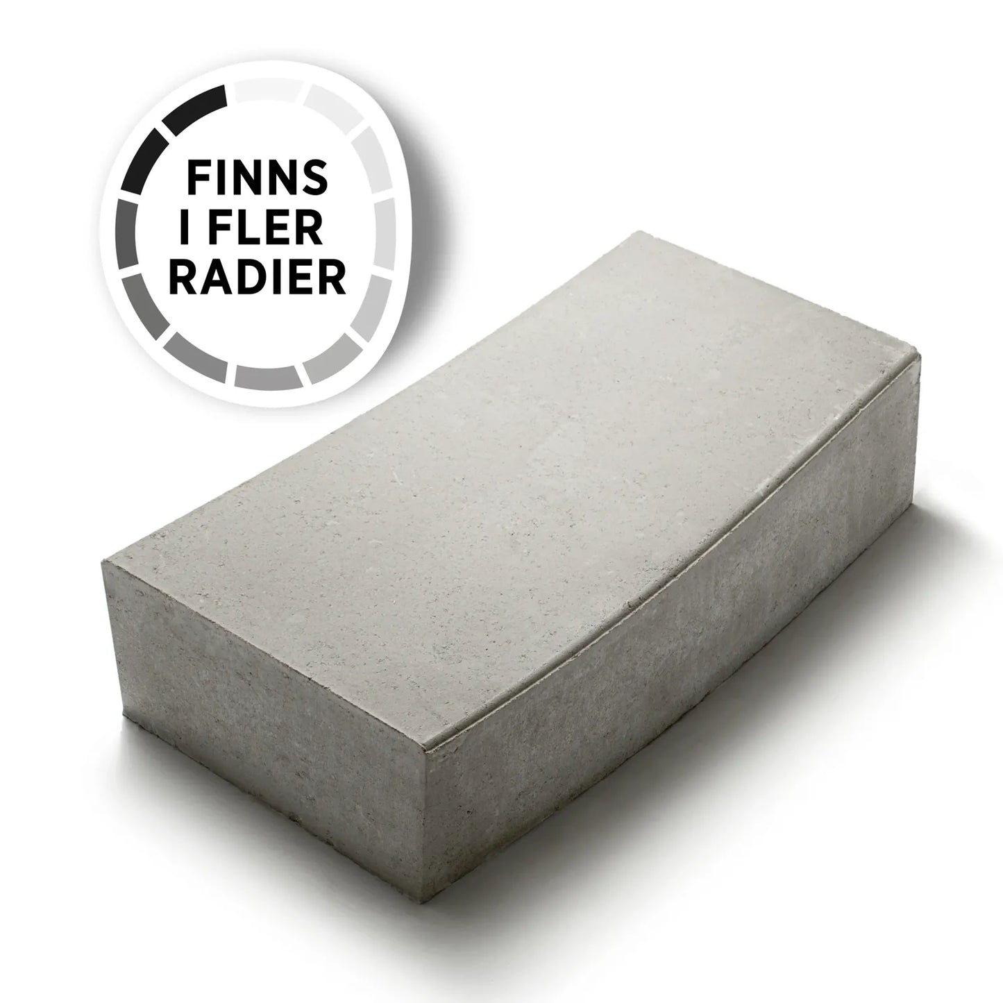 Campus Radieblock, Radie 3,0 m, Naturgrå