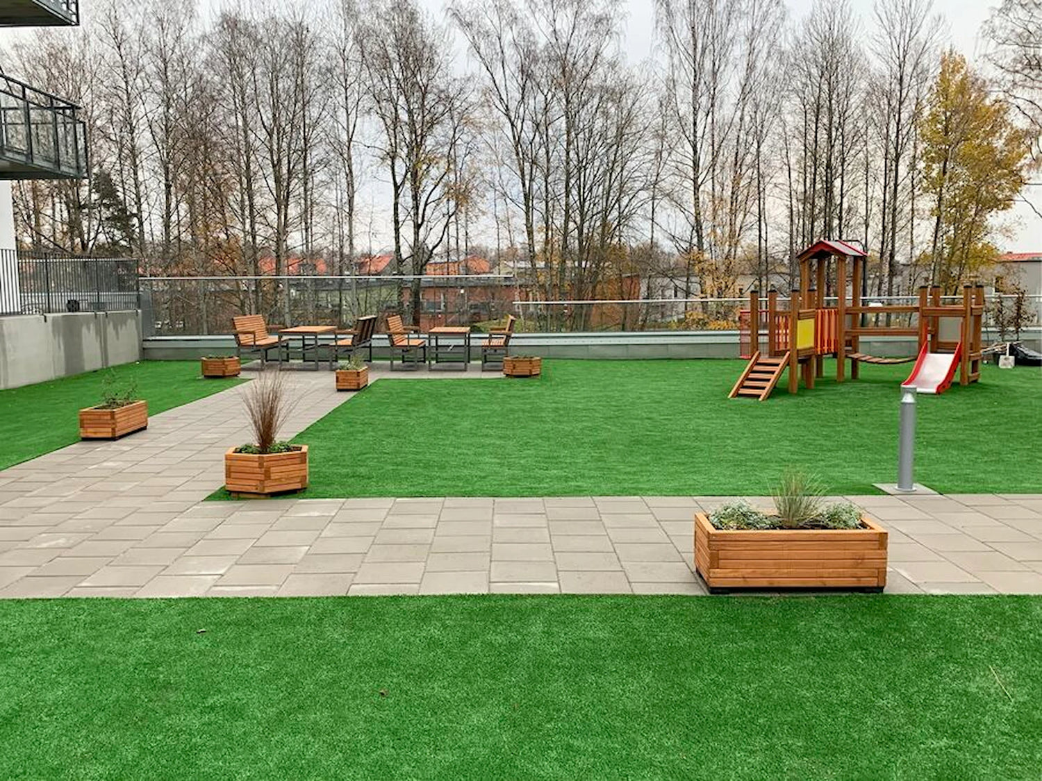 Image Rektangeln Blomlåda Lärk 