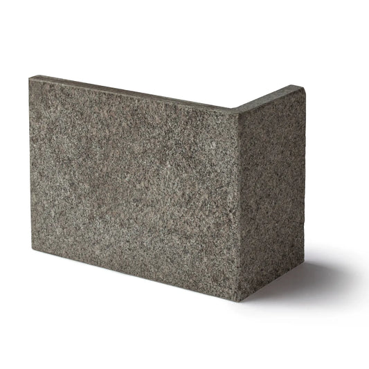 Murbeklädnad Bohus grå, hörn, flammad front, 200/400x300x30