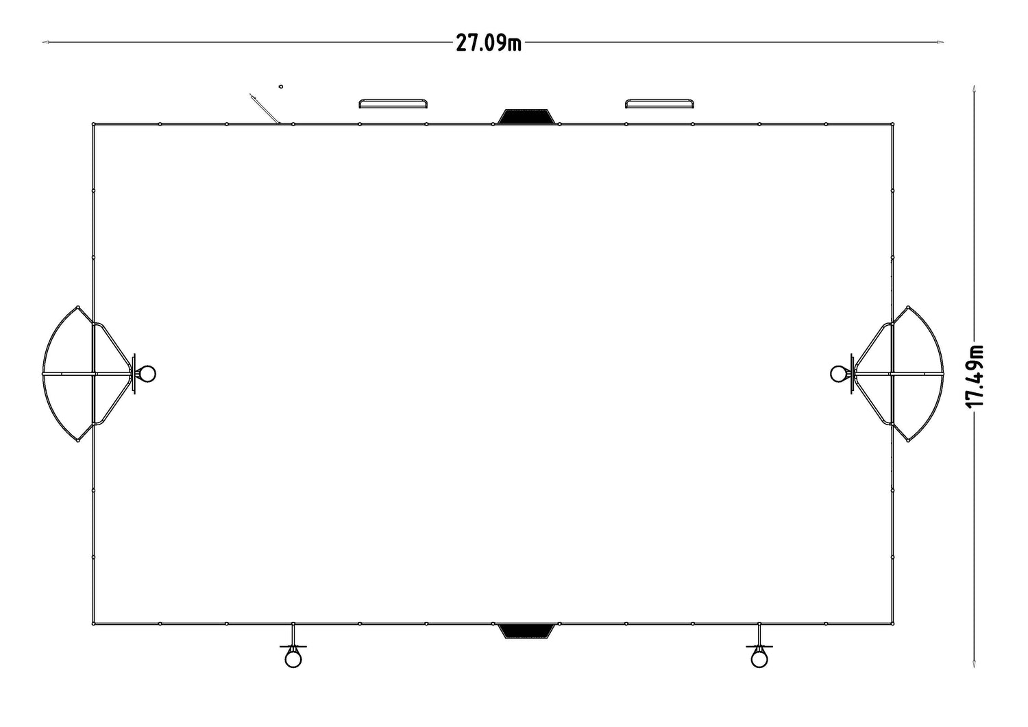 Arena Boston 24x15 m
