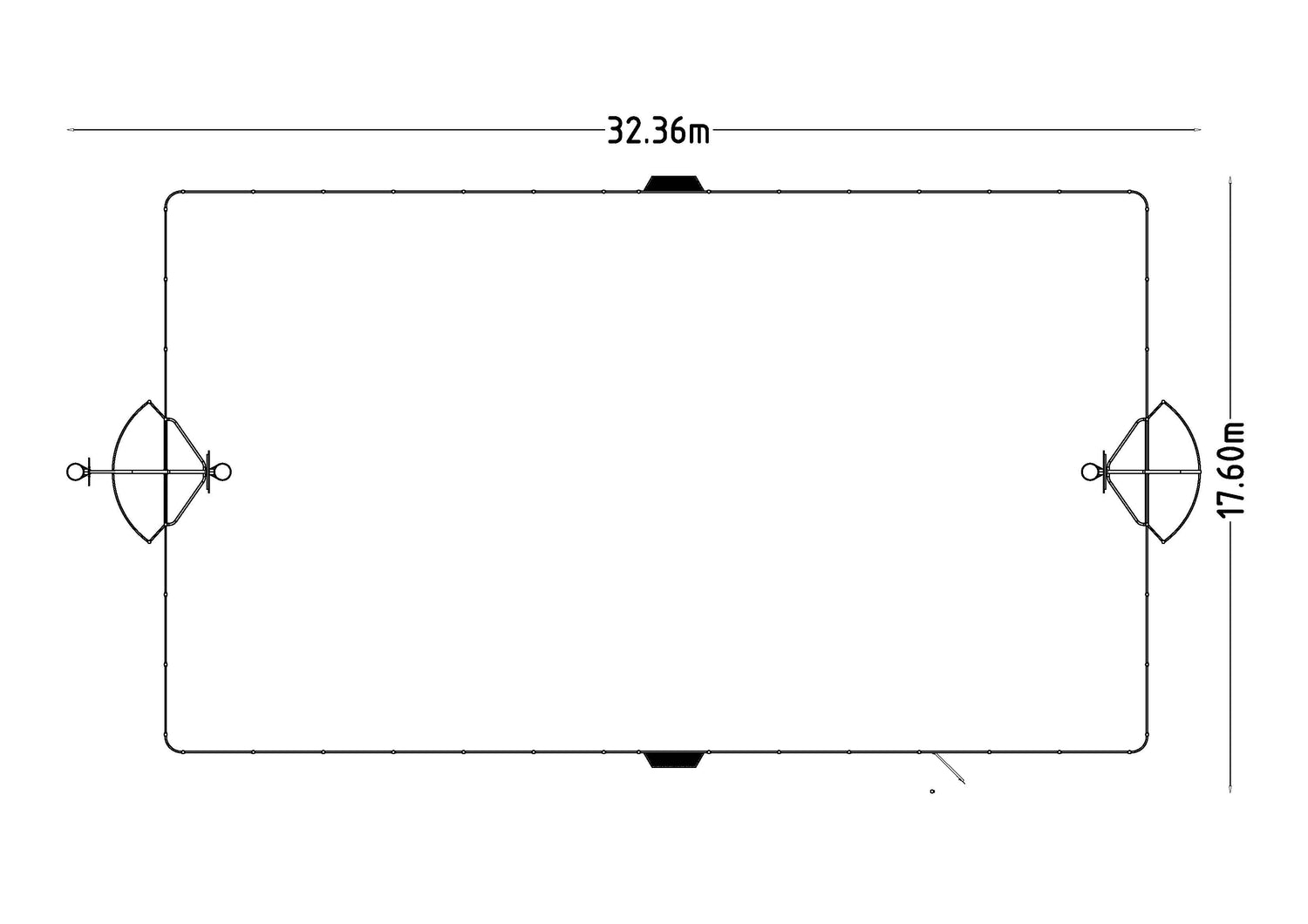 Arena Montana 28x16 m