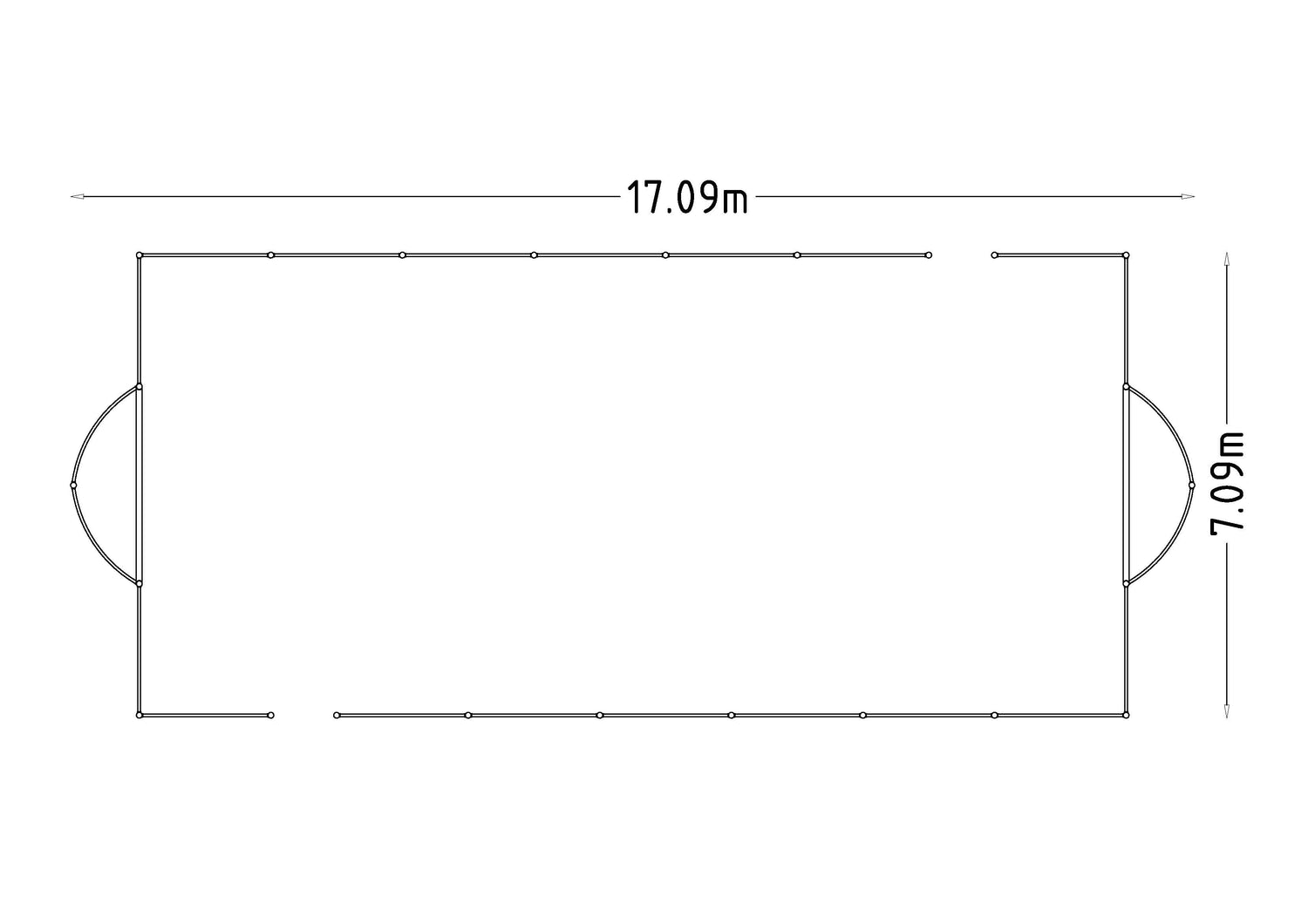 Arena Sioux 15x7 m