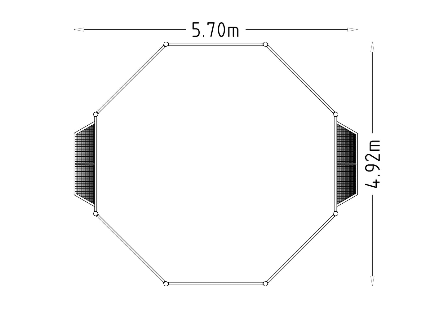 Arena Provo 5x5 m