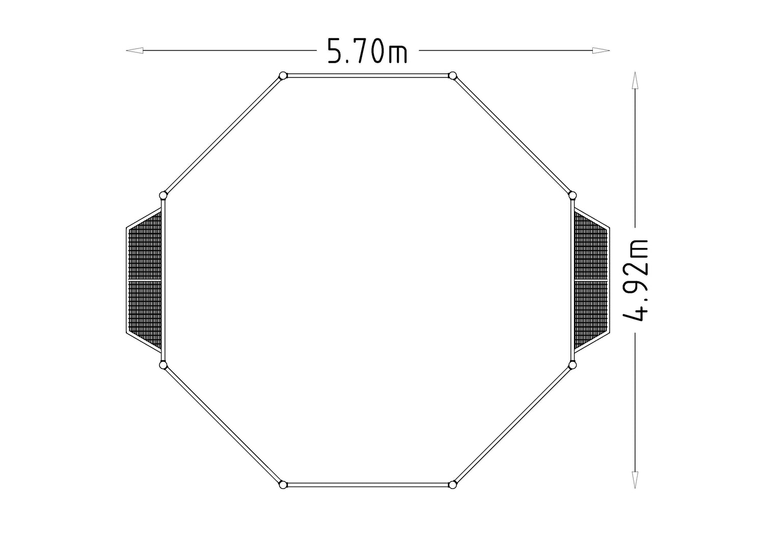 Arena Provo 5x5 m