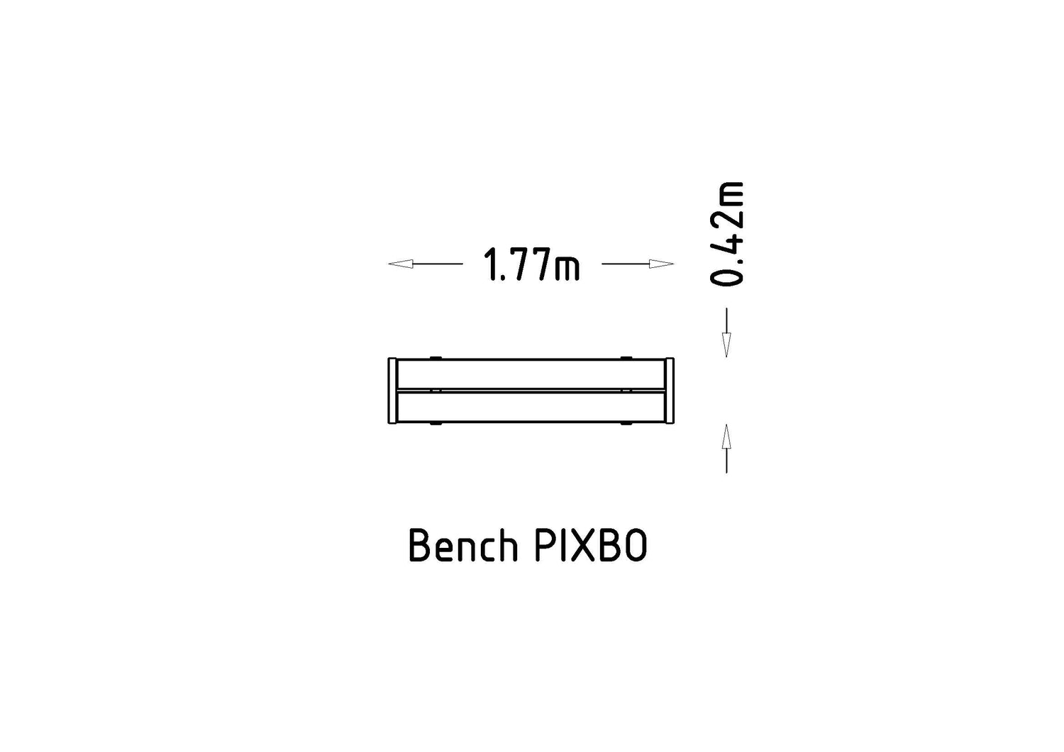 Parkbänk Pixbo