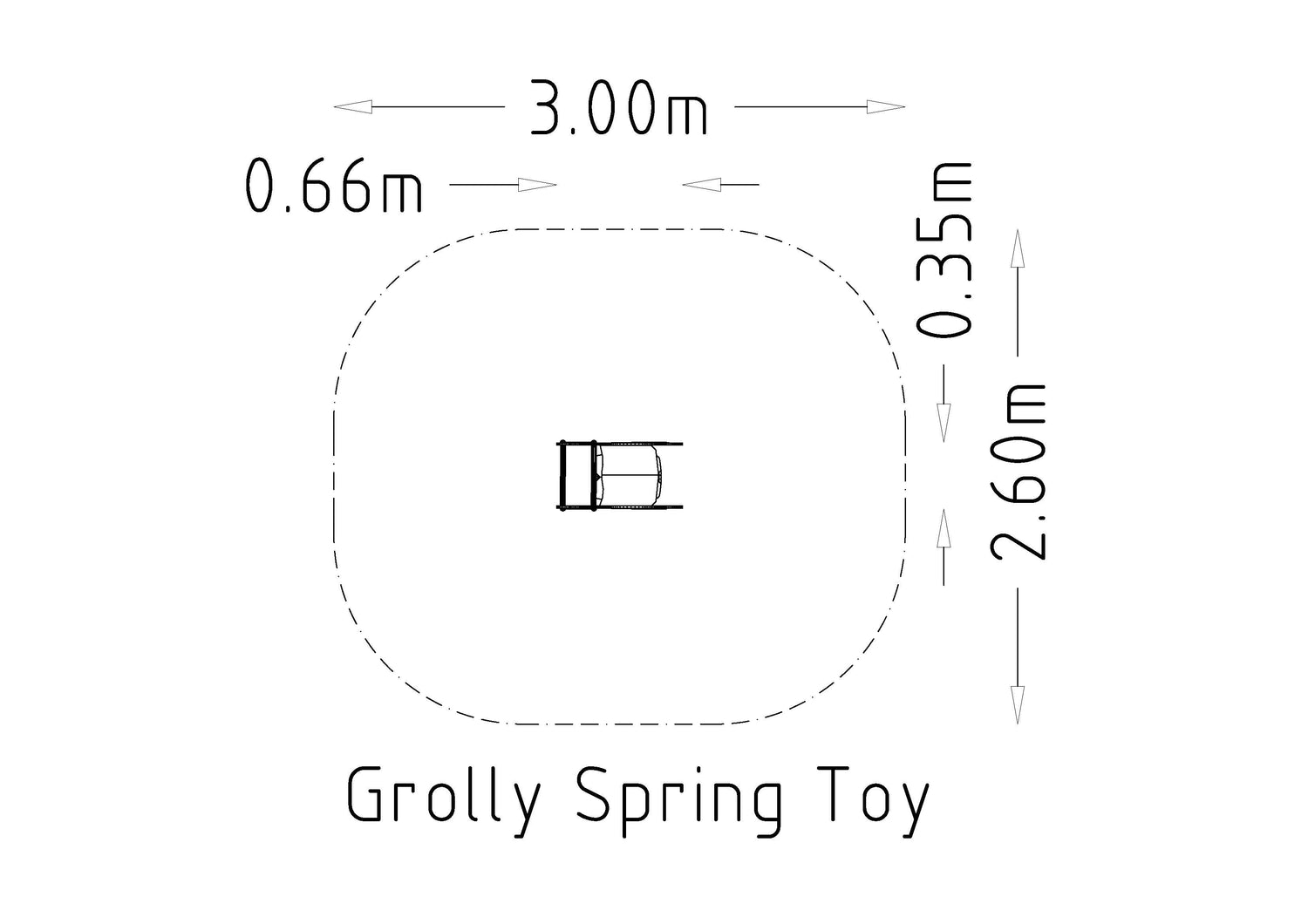 Fjädergunga Grolly