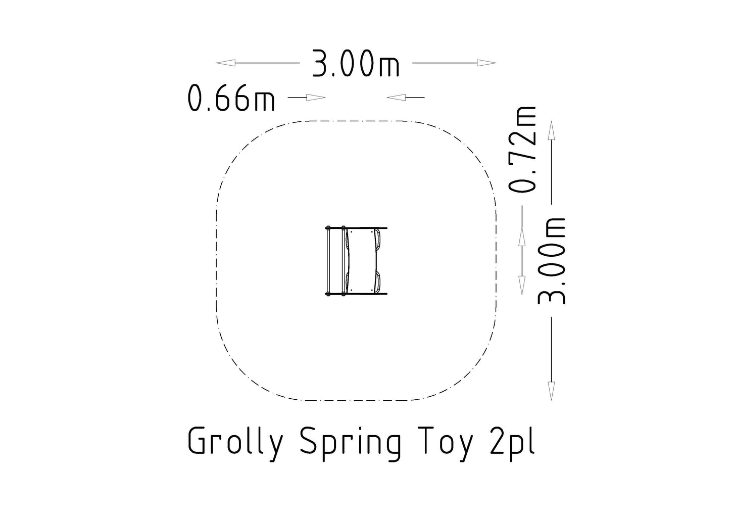 Fjädergunga Grolly