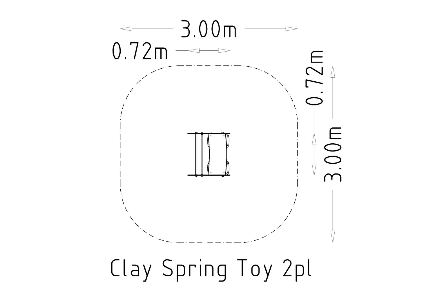 Fjädergunga Clay