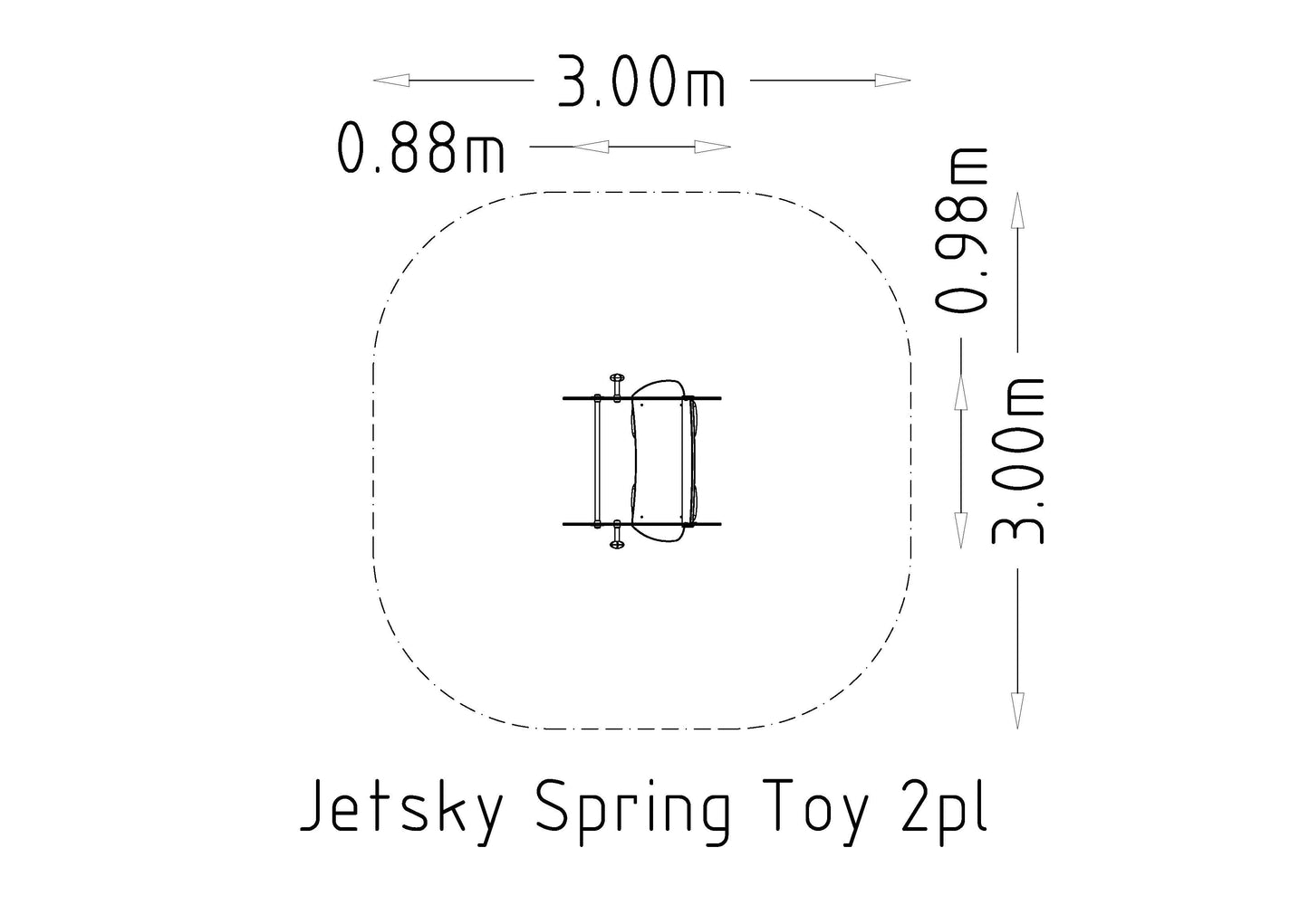 Fjädergunga Jetsky