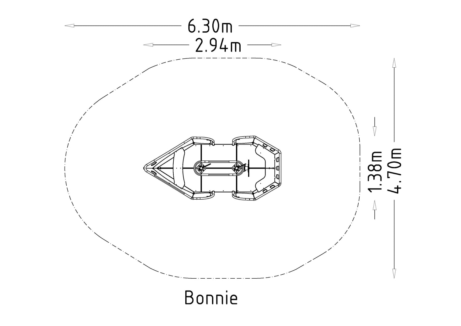 Fjädergunga Bonnie