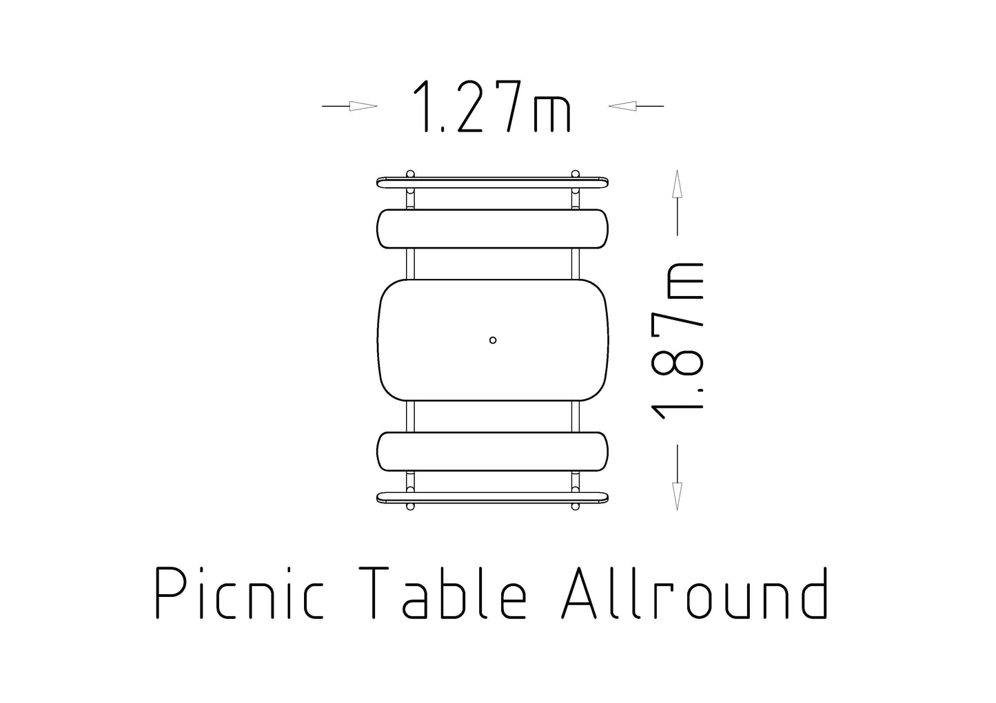 Picknickbord Allround