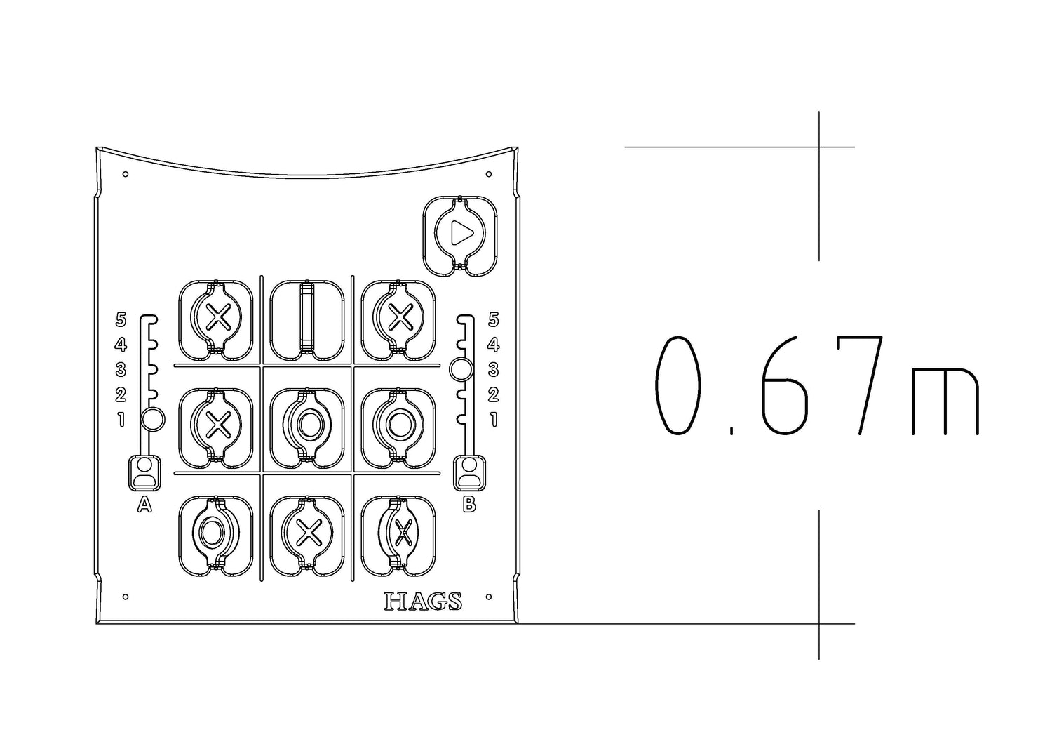 Lekpanel Luffarschack