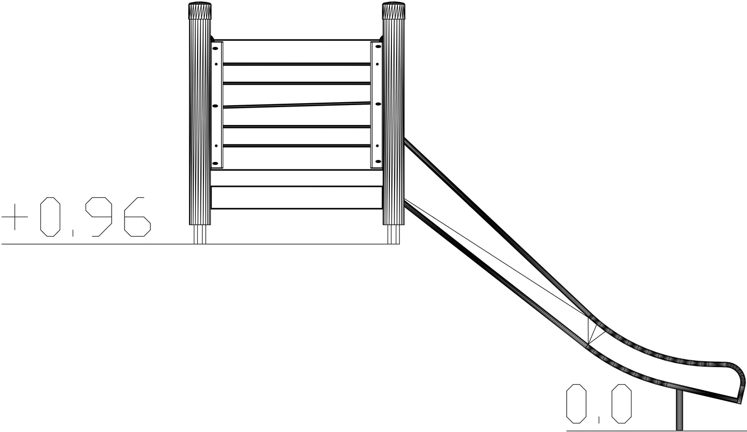 Släntrutsch Galax  0,45/1,2M