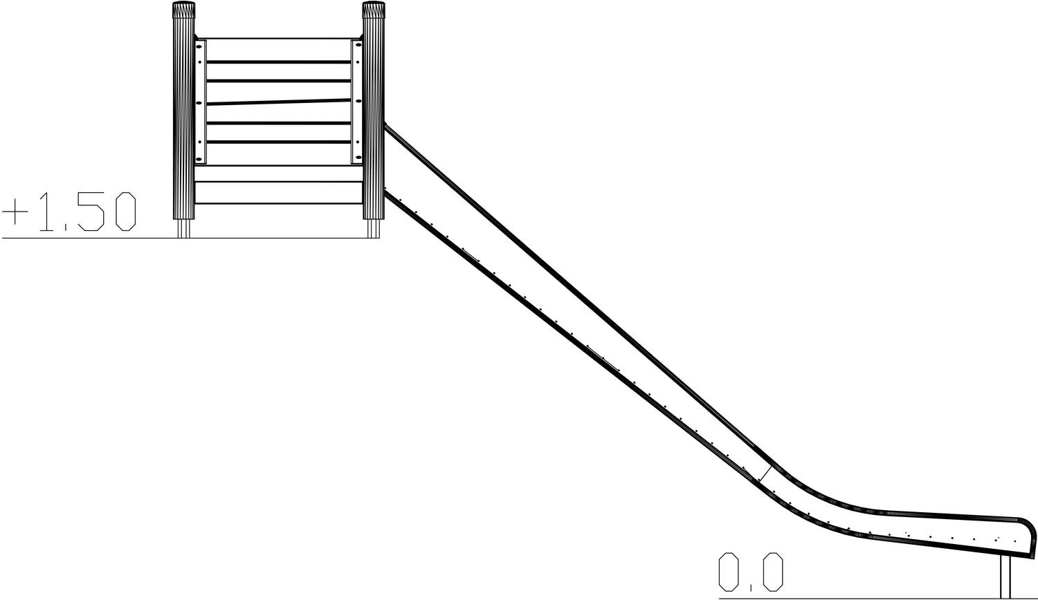 Släntrutsch Galax 0,45/2,2M