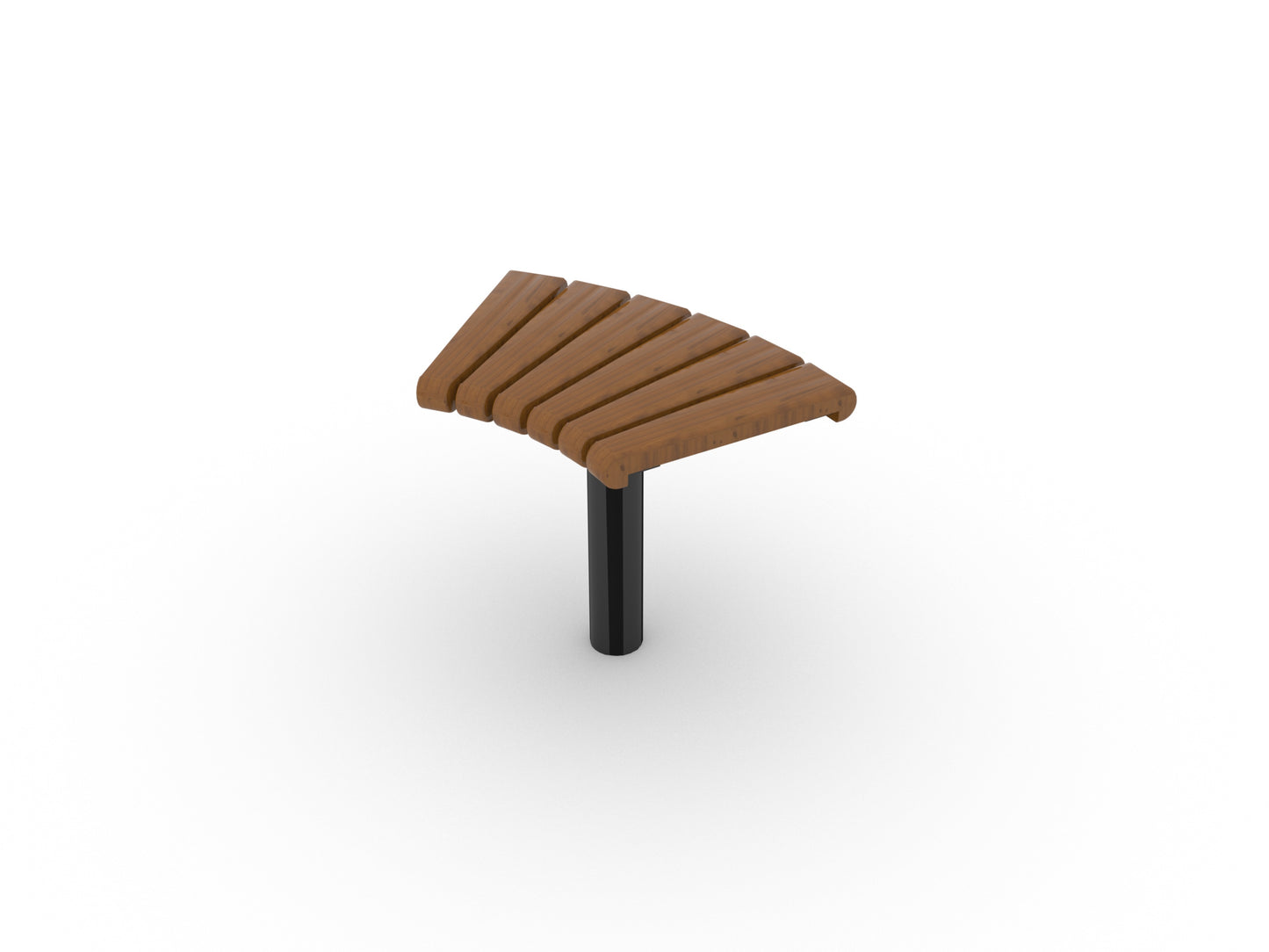 Svängd bänk 45° Sofiero