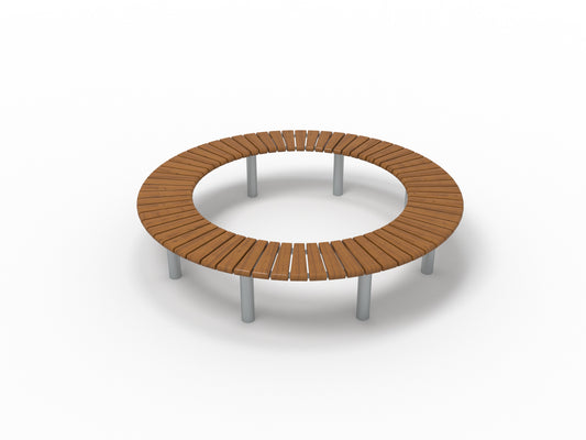 Parkbänk Svängd 360° Sofiero
