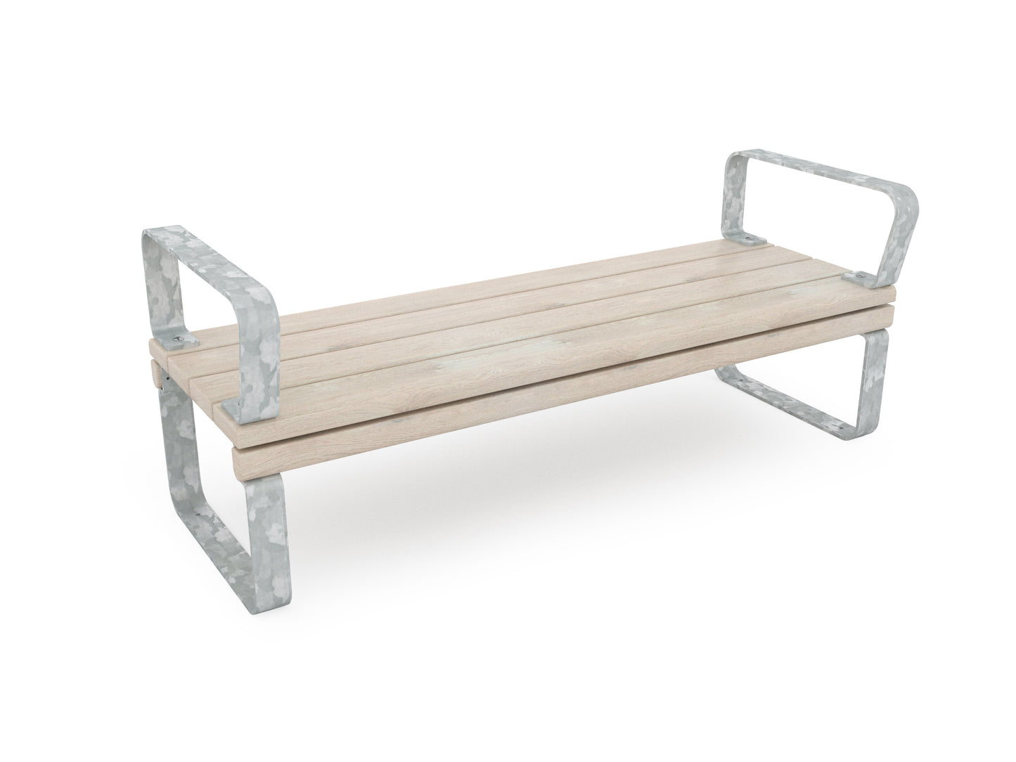 Parkbänk med armstöd Rosenlund