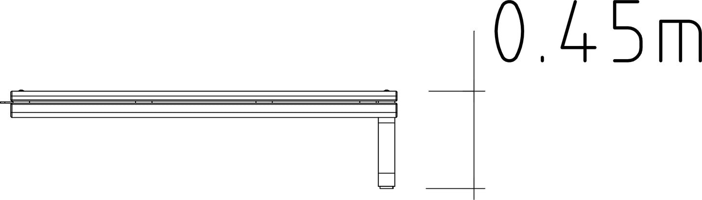 Parkbänk Byggmodul Rosenlund