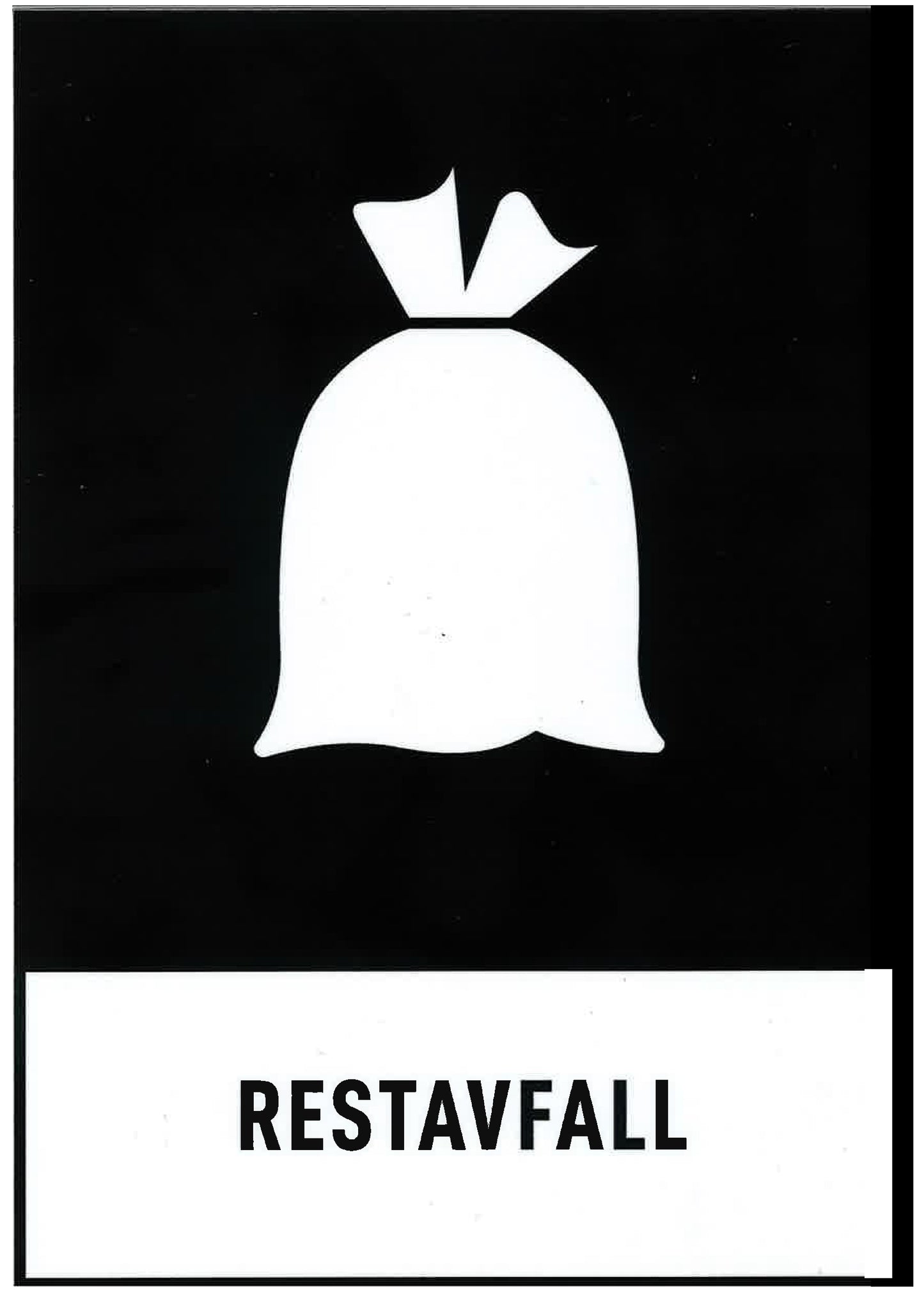 Dekal Restavfall