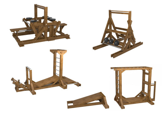 Wooden Fitness Stora Paketet