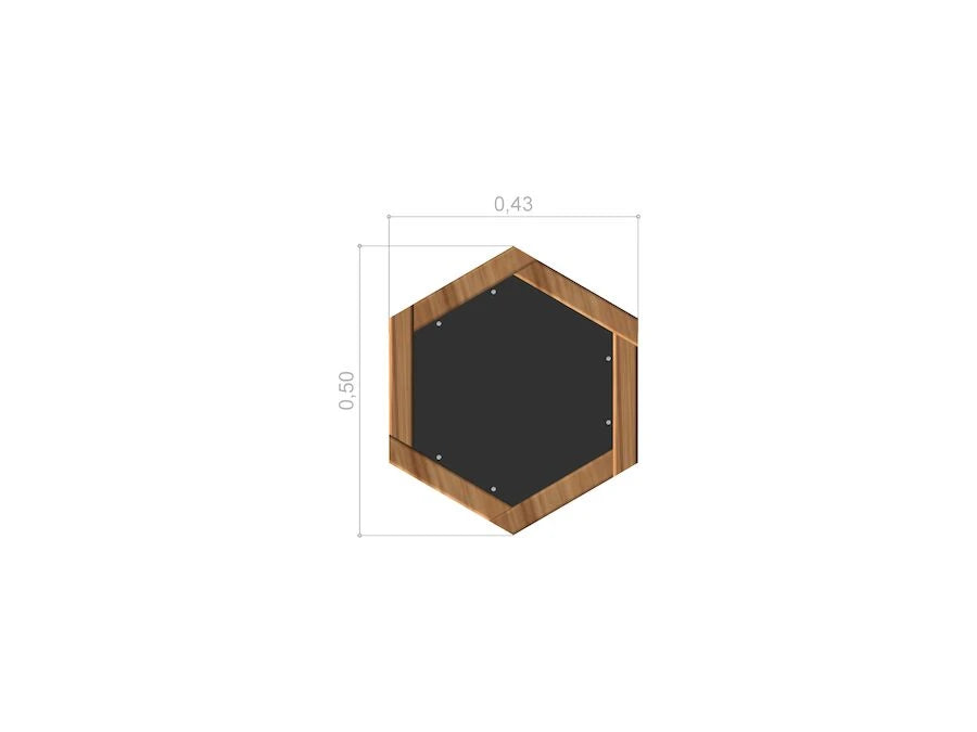 Image Lilla Hexagonen Blomlåda Lärk