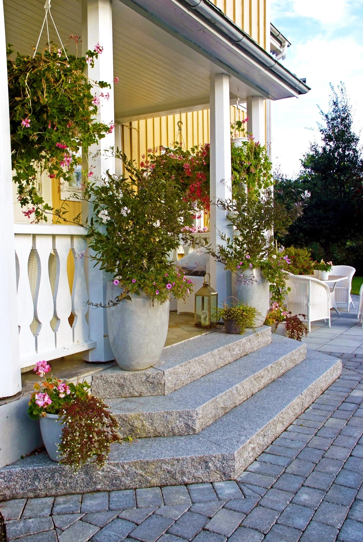 Bottensteg Porto grå,1500x350x170