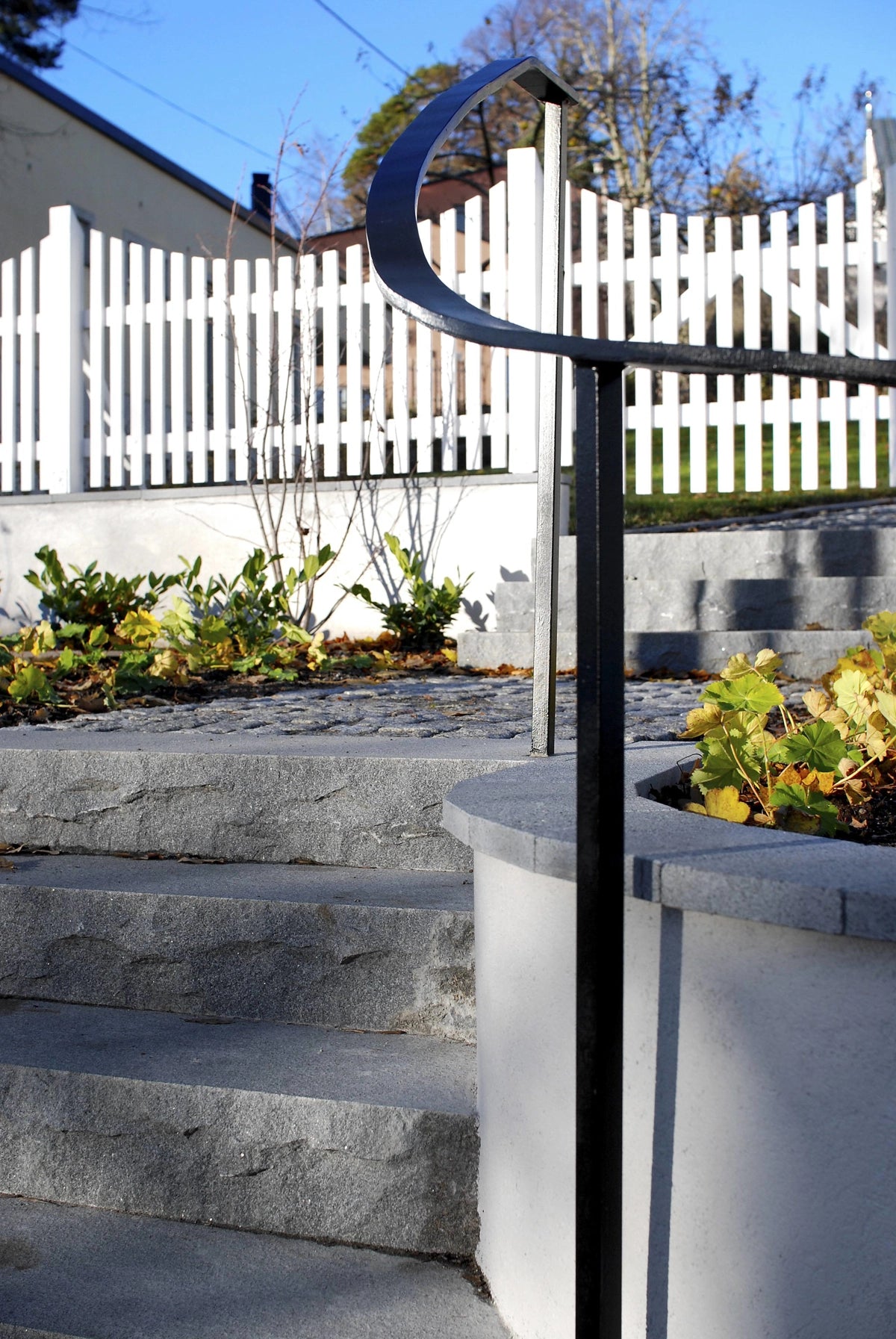Bottensteg Porto grå,1500x350x170