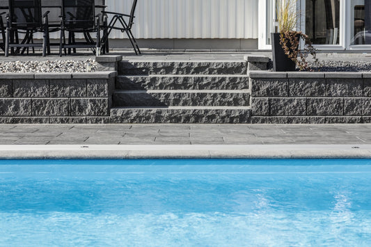 Blocksteg Porto grå, 1200x350x150