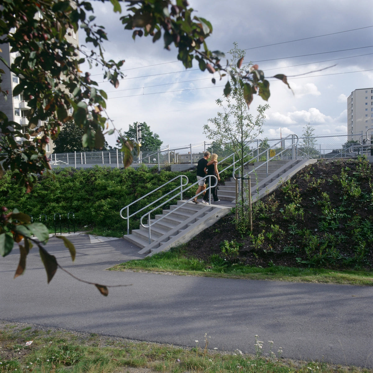 Blocktrappa ramp 6 steg